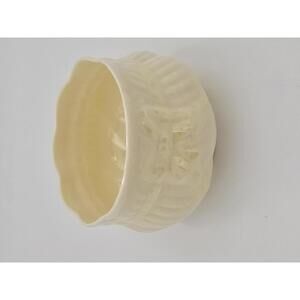 Vintage Belleek Irish Porcelain Sugar Bowl